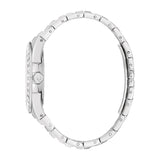 Bulova Men's Crystals Phantom Silver Stainless Steel Quartz Watch