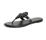 Tory Burch Women's Miller Thong Sandals, Perfect Black, 5 Medium US