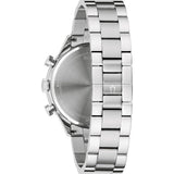 Bulova Men's Classic 6-Hand Chronograph Quartz Silver Stainless Steel Watch