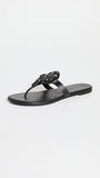 Tory Burch Women's Miller Thong Sandals, Perfect Black, 5 Medium US
