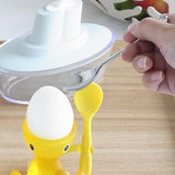 Alessi MW20S2 Dressed - Set of two spoons with soft boiled egg opener in 18/10 stainless steel mirror polished