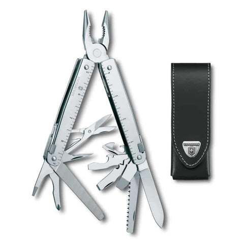 VNOX Victorinox 30327L Swiss Tool X in Leather Pouch