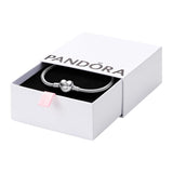 PANDORA Moments Heart Clasp Snake Chain Bracelet - Compatible Moments Charms