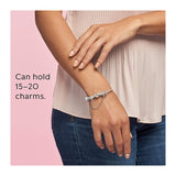 PANDORA Moments Heart Clasp Snake Chain Bracelet - Compatible Moments Charms