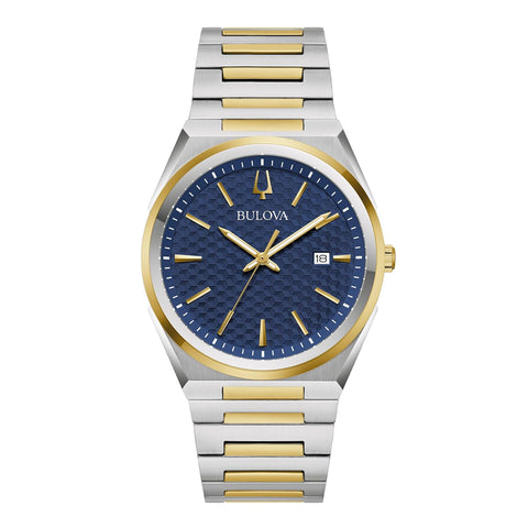 Bulova Mens Classic Quartz Two Tone Stainless Steel Watch