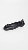 Tory Burch Women's Minnie Travel Ballet Flats, Perfect Black, 7 Medium US