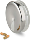 Alessi BM08 YoYo - Pill Box in 18/10 Stainless Steel and thermoplastic Resin