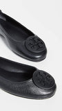 Tory Burch Women's Minnie Travel Ballet Flats, Perfect Black, 7 Medium US