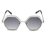 GUESS GF0337 Shiny Light Nickeltin/Gradient Smoke One Size