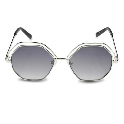 GUESS GF0337 Shiny Light Nickeltin/Gradient Smoke One Size