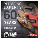 Delta Faucet 1165LF-CZ, Contemporary Wall Mount Pot Filler in Champagne Bronze