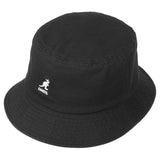 Kangol Washed Bucket Hat - Color: Black, Size: Large