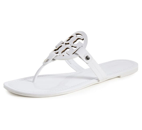 Tory Burch Women Miller Sandals  Optic White  8.5 Medium US