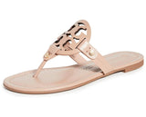 Tory Burch Women's Miller Thong Sandals, Light Makeup, Tan, 8.5 Medium US