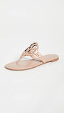 Tory Burch Women's Miller Thong Sandals, Light Makeup, Tan, 9.5 Medium US