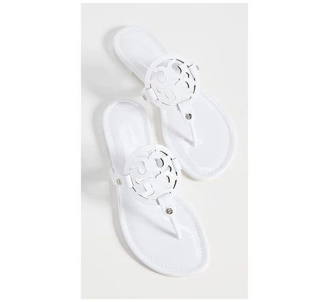 Tory Burch Women Miller Sandals  Optic White  8.5 Medium US