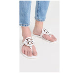 Tory Burch Women Miller Sandals  Optic White  8.5 Medium US