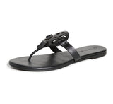 Tory Burch Women Miller Thong Sandals  Perfect Black  8.5 Medium US