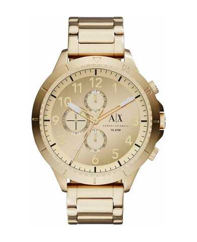 A|X Armani Exchange Men's Chronograph Gold-Tone