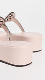 Tory Burch Women's Miller Wedges, Soft Pink, 8 Medium US