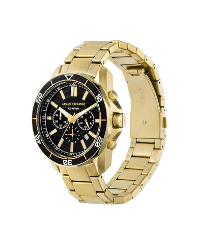 A|X Armani Exchange Men's Chronograph Gold-Tone