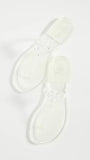 Tory Burch Women's Mini Miller Thong Flip Flops, Clear, 10 Medium US