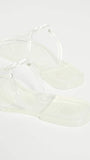 Tory Burch Women's Mini Miller Thong Flip Flops, Clear, 9 Medium US
