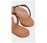 Tory Burch Women Miller Sandals  Vintage Vachetta  Brown  Tan  7 Medium US
