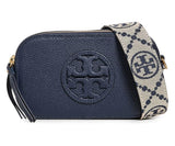 Tory Burch Women's Mini Miller Crossbody Bag, Tory Navy, Blue, One Size