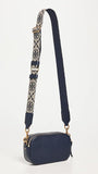 Tory Burch Women's Mini Miller Crossbody Bag, Tory Navy, Blue, One Size