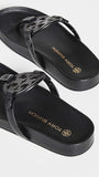 Tory Burch Women's Miller Cloud Sandals, Perfect Black, 7.5 Medium US