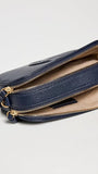 Tory Burch Women's Mini Miller Crossbody Bag, Tory Navy, Blue, One Size