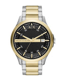 A|X Armani Exchange Men's Three-Hand Date
