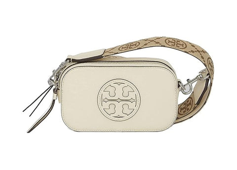 Tory Burch Women's Mini Miller Crossbody Bag, New Ivory, Off White, One Size