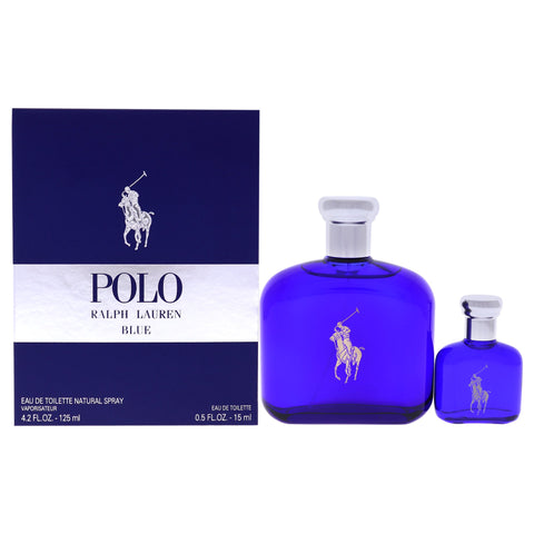 Ralph Lauren Polo Blue Cologne Gift Set for Men, 2 Pieces
