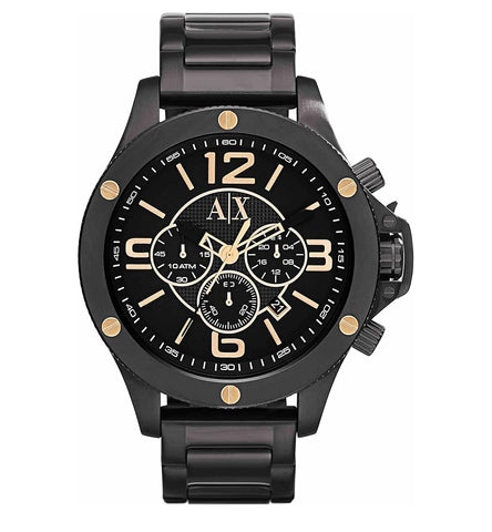 A|X Armani Exchange Chronograph Watch for Men with Stainless Steel, Silicone or Leather Band