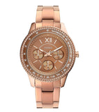 Fossil Stella Women's Watch with Stainless Steel or Leather Band and Crystal-Accents