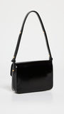 Tory Burch Women's Robinson Spazzolato Convertible Shoulder Bag, Black, One Size
