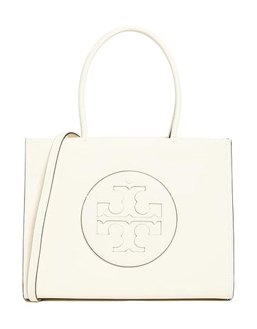 Tory Burch Women's Small Ella Bio Tote, Warm White, One Size