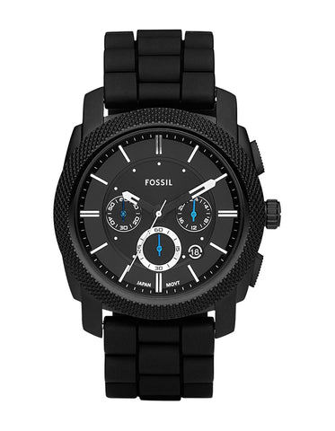 Fossil Machine Men's Watch with Stainless Steel or Leather Band, Chronograph or Analog Watch Display