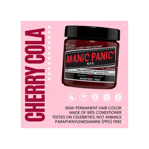 MANIC PANIC Classic Vampire Red Semi Permanent Hair Color