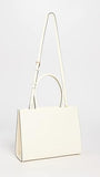 Tory Burch Women's Small Ella Bio Tote, Warm White, One Size