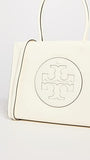 Tory Burch Women's Small Ella Bio Tote, Warm White, One Size