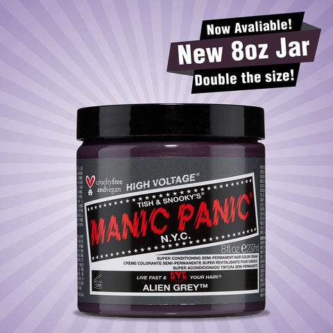 MANIC PANIC Classic Alien Grey Semi Permanent Hair Color