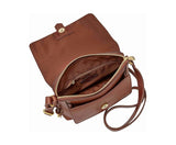 Fossil Kinley Small Crossbody Brown 2 One Size