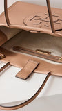 Tory Burch Women's Small Ella Bio Tote, Light Sand, Tan, One Size