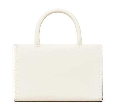 Tory Burch Women's Ella Bio Mini Tote, Warm White, One Size