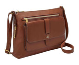 Fossil Kinley Crossbody Brown 2 One Size
