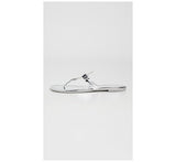 Tory Burch Women Miller Sandals  Argento  Silver  Metallic  10.5 Medium US