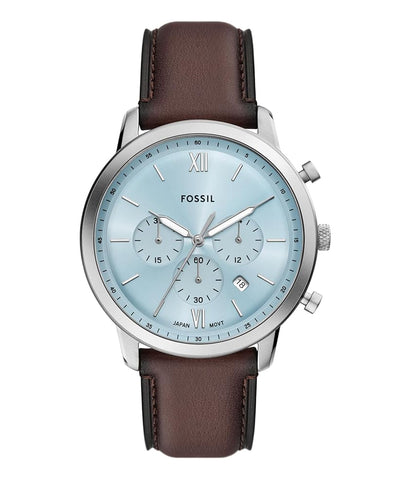 Fossil Men's Neutra Chronograph Brown Leather Watch
